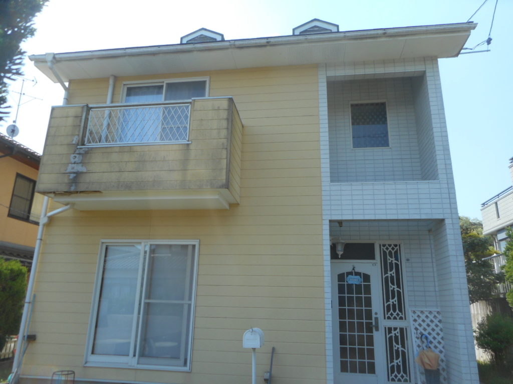 米子市石井_S様邸_屋根外壁塗装工事_施工前