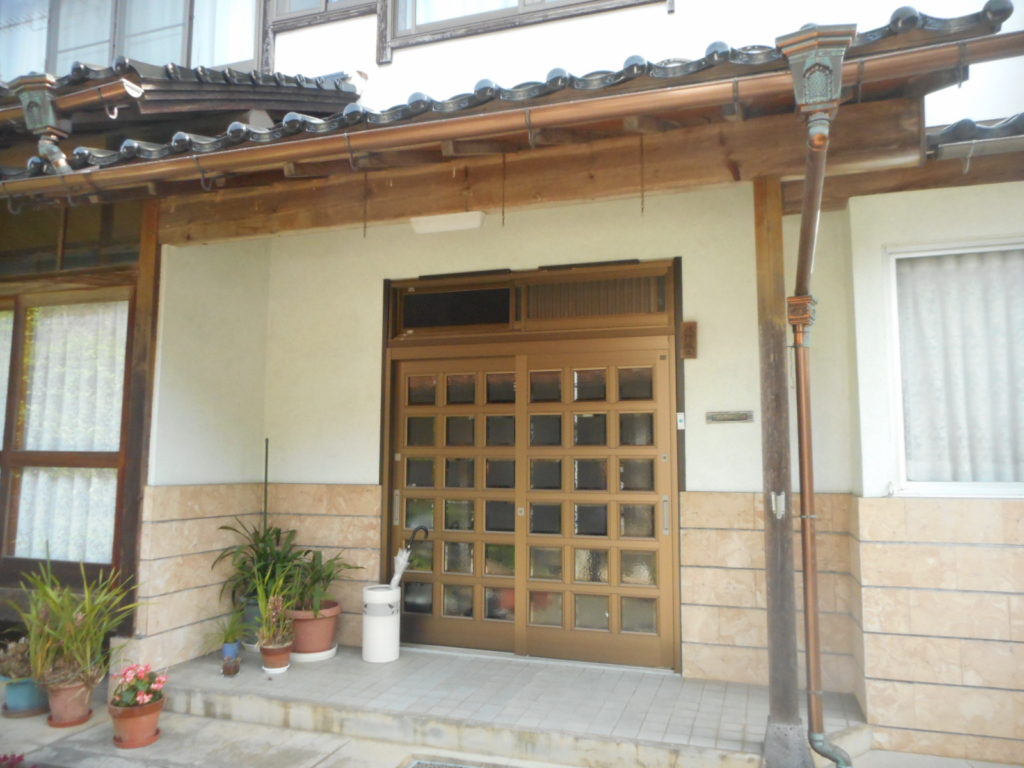 米子市大谷町_S様邸_外壁塗装・サッシ取替工事_施工前
