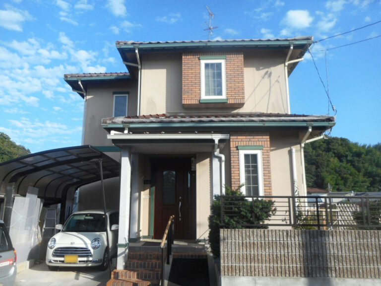 米子市祇園町　T様邸　外壁塗装工事_施工前