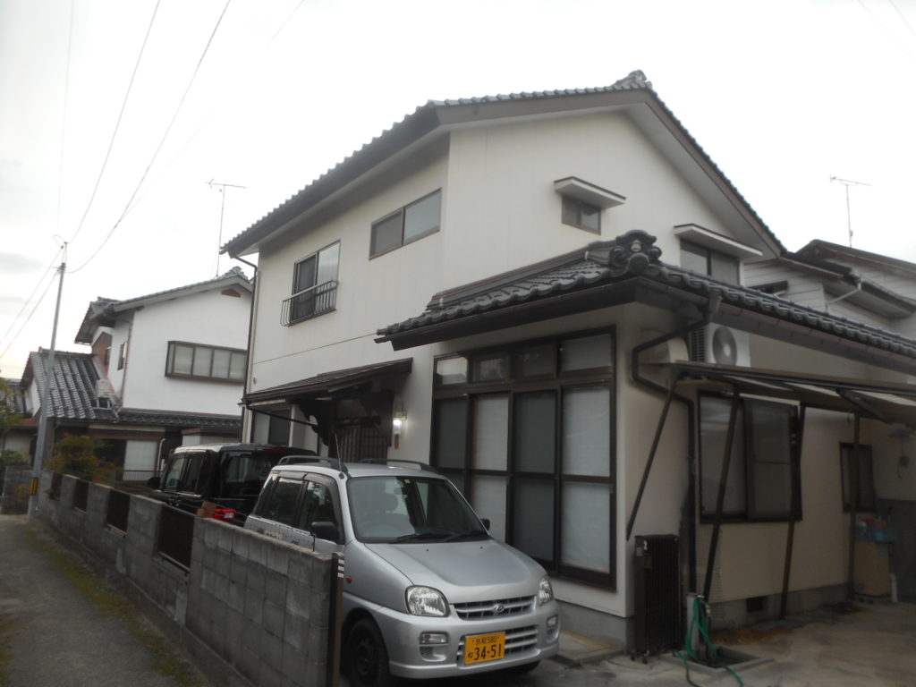 米子市三本松_A様邸_外壁塗装工事_施工前