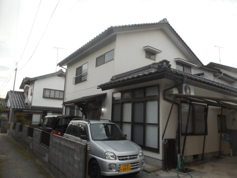 米子市三本松_A様邸_外壁塗装工事_施工前