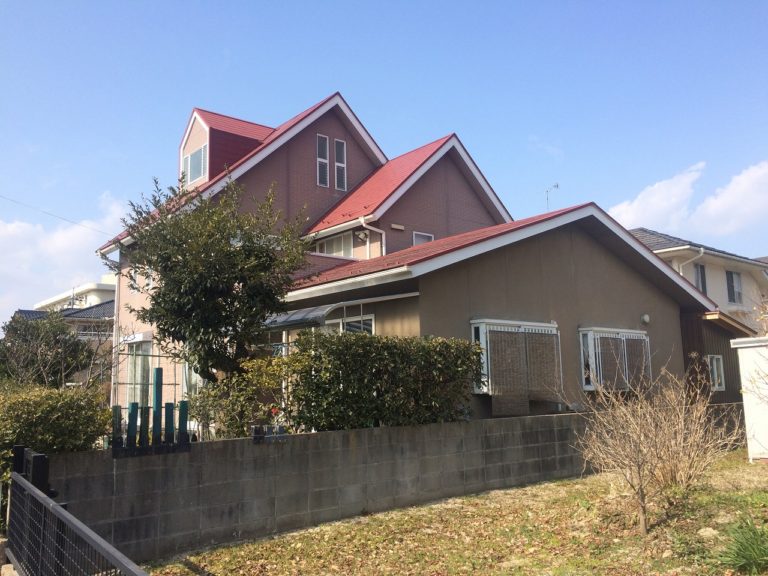 米子市錦海町_O様邸_外壁屋根塗装工事_施工前