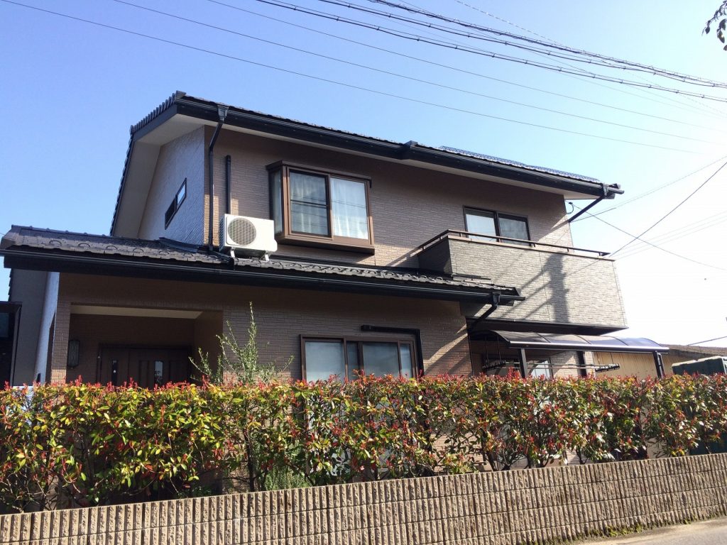 西伯郡伯耆町_K様邸_外壁塗装工事