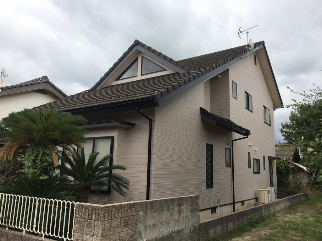 境港市竹内町_T様邸_外壁張替・塗装工事_施工後
