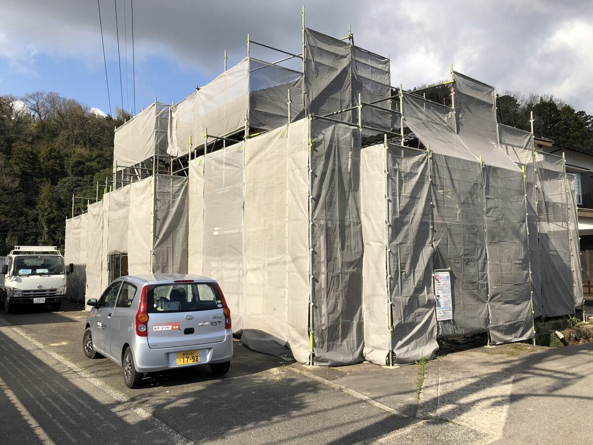 米子市日原で現場が始まりました!
