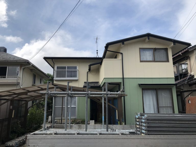 米子市富益町_A様邸_外壁屋根塗装工事