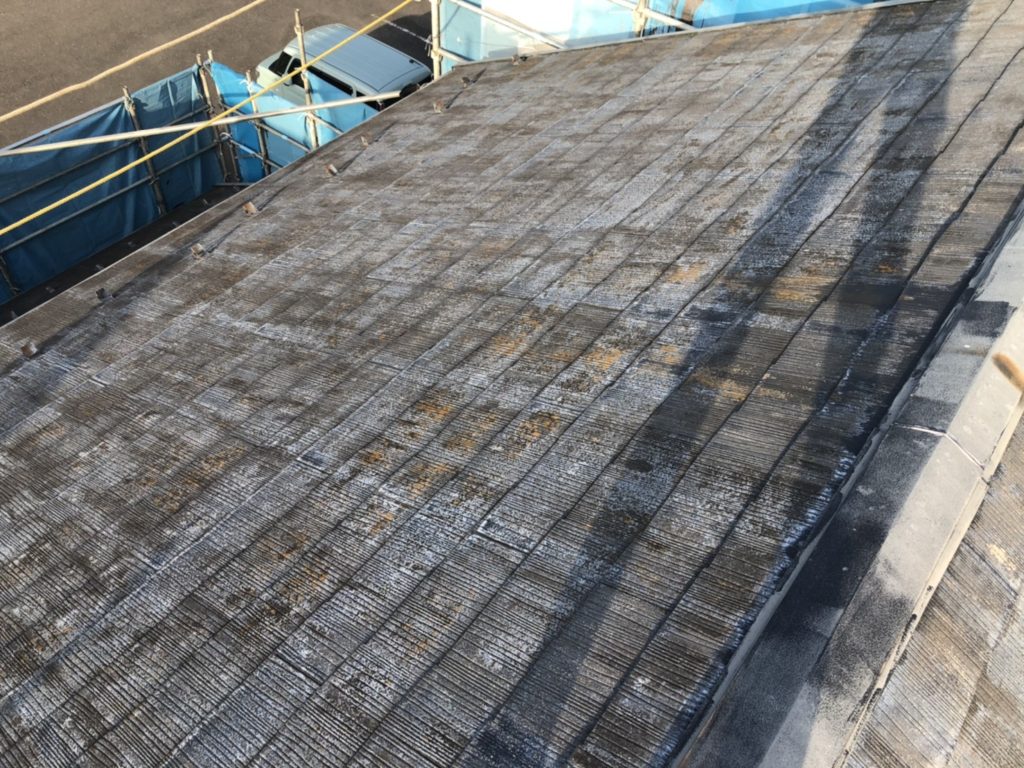 米子市東福原_M様邸_屋根塗装・雪止め取付工事