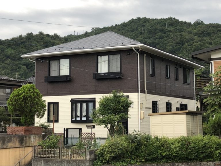 南部町東町_D様邸_外壁屋根塗装工事