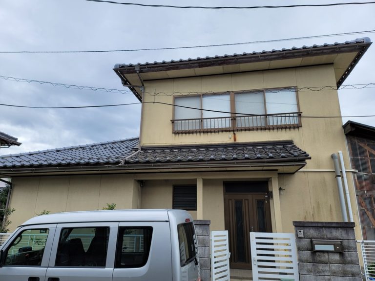 米子市S様邸 外壁塗装工事の施工前