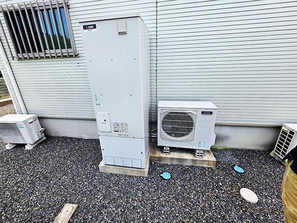 エコキュート取り外し
