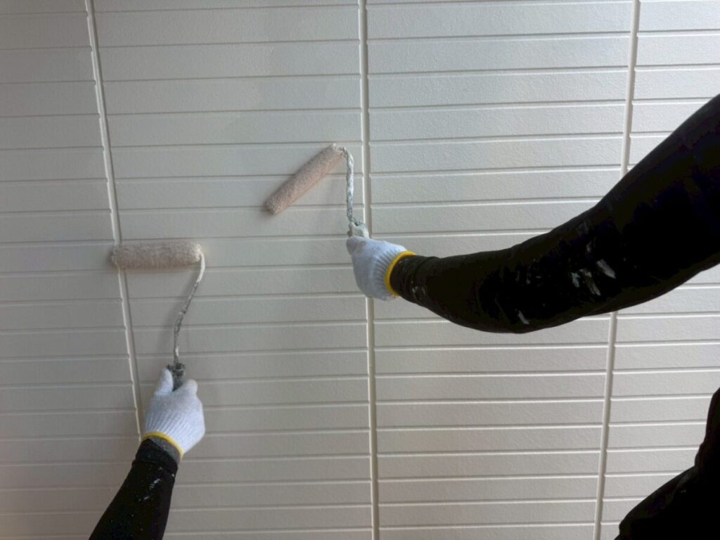 外壁上塗り